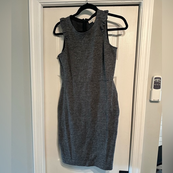 Loft Gray Sheath Dress - Picture 2 of 7